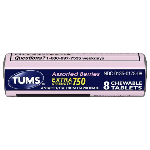 TUMS ASSORTED BERRIES 750