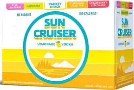 SUN CRUISER LEMONADE VODKA VARIETY 8PK