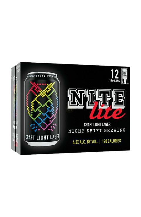 NIGHT SHIFT NITE LITE CRAFT LIGHT LAGER 12PK