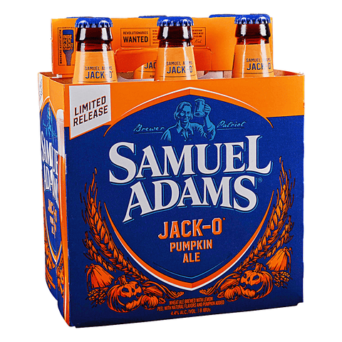 SAMUEL ADAMS JACK O PUMPKIN 6PK BOTTLES
