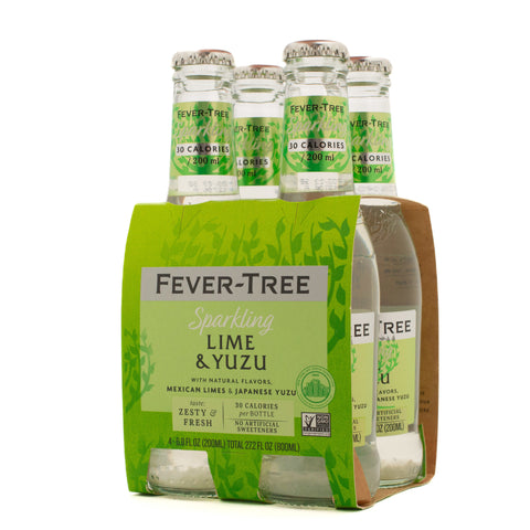 FEVER TREE SPARKLING LIME YUZU SODA 4PK