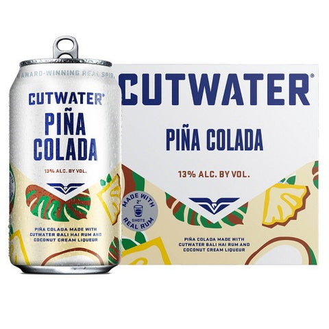 CUTWATER PINA COLADA 4PK