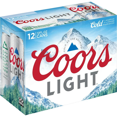 COORS LIGHT CAN 12PK