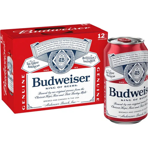 BUDWEISER CAN 12PK