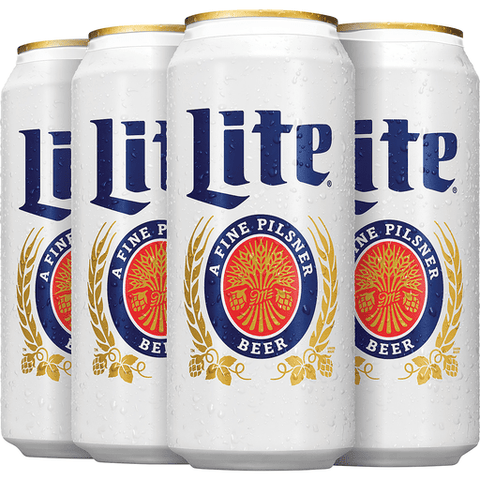 MILLER LITE CAN 16OZ 6PK