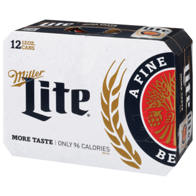 MILLER LITE CAN 12PK