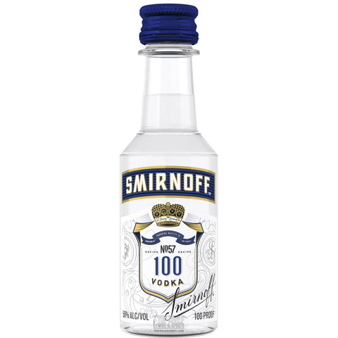 SMIRNOFF 100 VODKA NIP 50ML