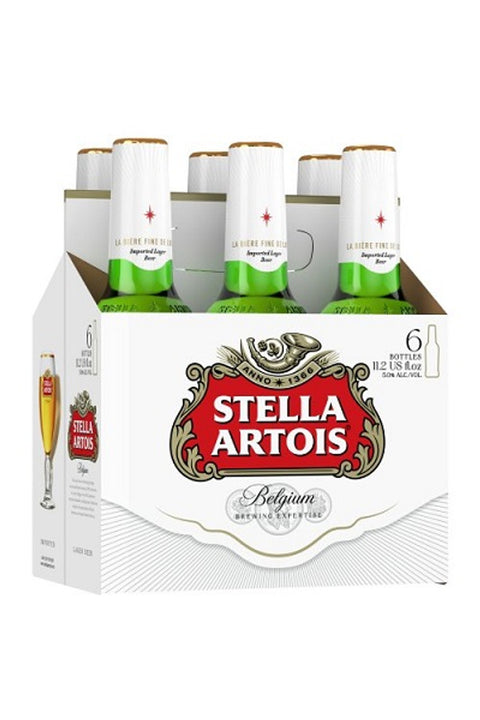 STELLA ARTOIS 6PK BOTTELS