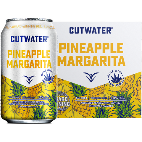 CUTWATER  PINEAPPLE MARGARITA 4PK