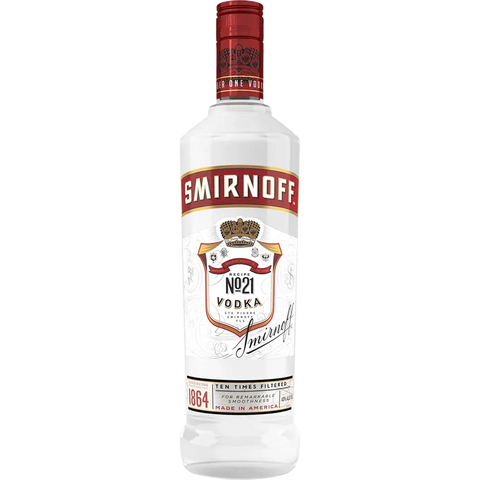 SMIRNOFF 21 RED VODKA 750ML