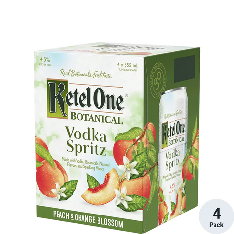 KETEL ONE PEACH & ORANGE 4PK CAN