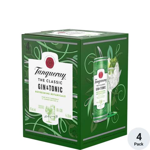TANQUERAY GIN& TONIC 4PK