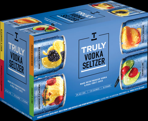 TRULY VODKA SELTZER VARIETY CAN 8PK