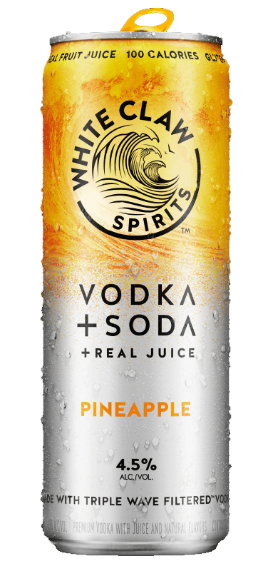 WHITE CLAW PINEAPPLE VODKA SODA