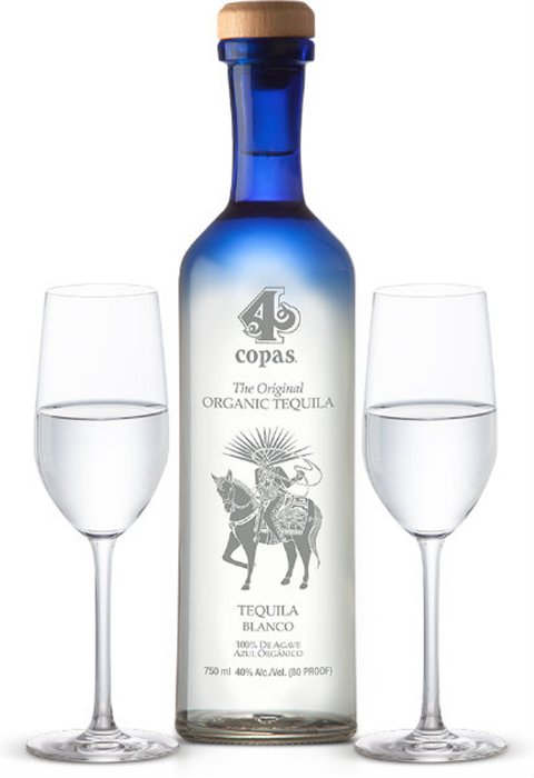 4 COPAS ORGANIC TEQUILLA