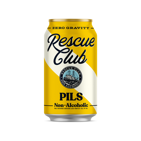 RESCUE CLUB PILS NON-ALCOHOLIC CAN 6PK