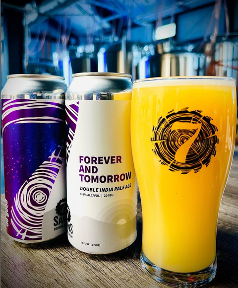 7 SAWS BREWING FOREVER AND TOMORROW DOUBLE IPA