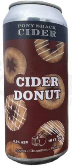 PONY SHACK DONUT CIDER