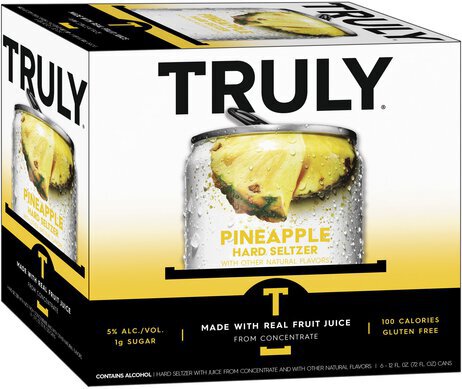 TRULY PINEAPPLE CAN 6PK
