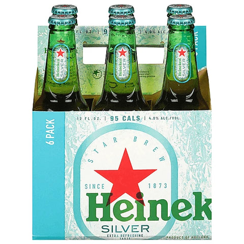 HEINEKEN SILVER BOTTLE 6PK