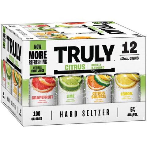 TRULY MIX CITRUS CAN 12PK