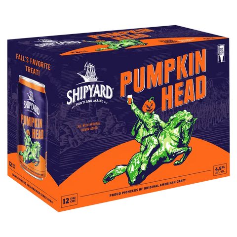 SHIPYARD PUMKIN HEAD 12PK CAN