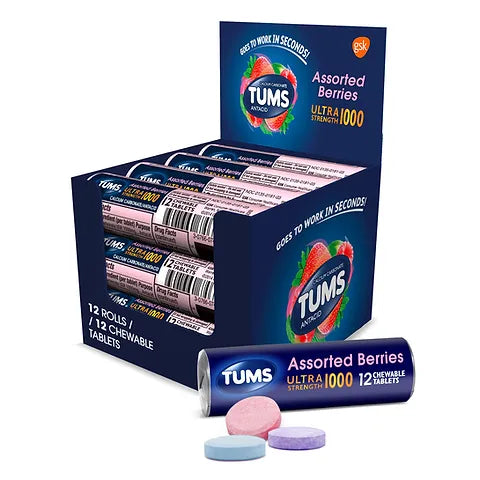 TUMS ASSORTED BERRIES ULTRA 1000