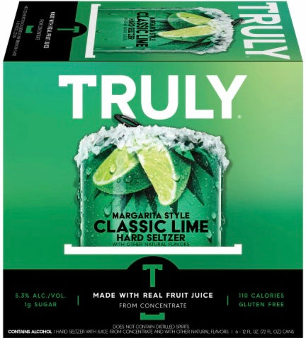 TRULY LIME MARGARITA CAN 6PK