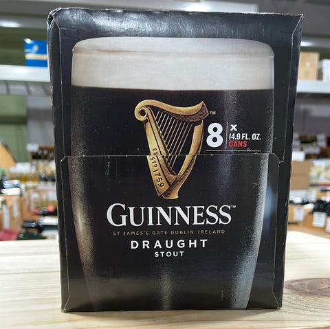 GUINNESS DRAUGHT STOUT 8PK CAN