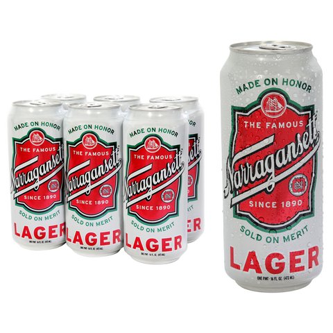 NARRAGANSETT LAGER 6PK