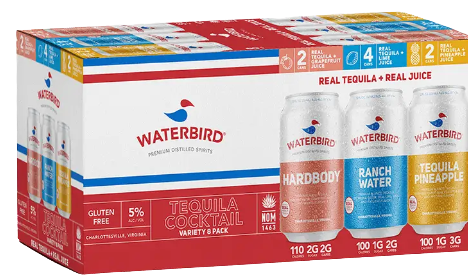 WATERBIRD TEQUILA COCKTAIL VARIETY 8 PACK