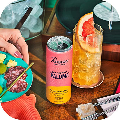 RECESS ZERO GRAPEFRUIT PALOMA MOCKTAIL 4PK CAN