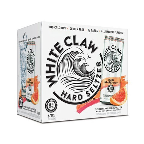 WHITE CLAW RUBY GRAPEFRUIT CAN 6PK