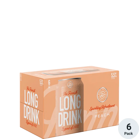 LONG DRINK PEACH 6PK