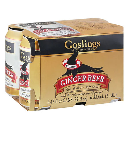 GOSLINGS GINGER BEER NON ALCOHOLIC 6PK