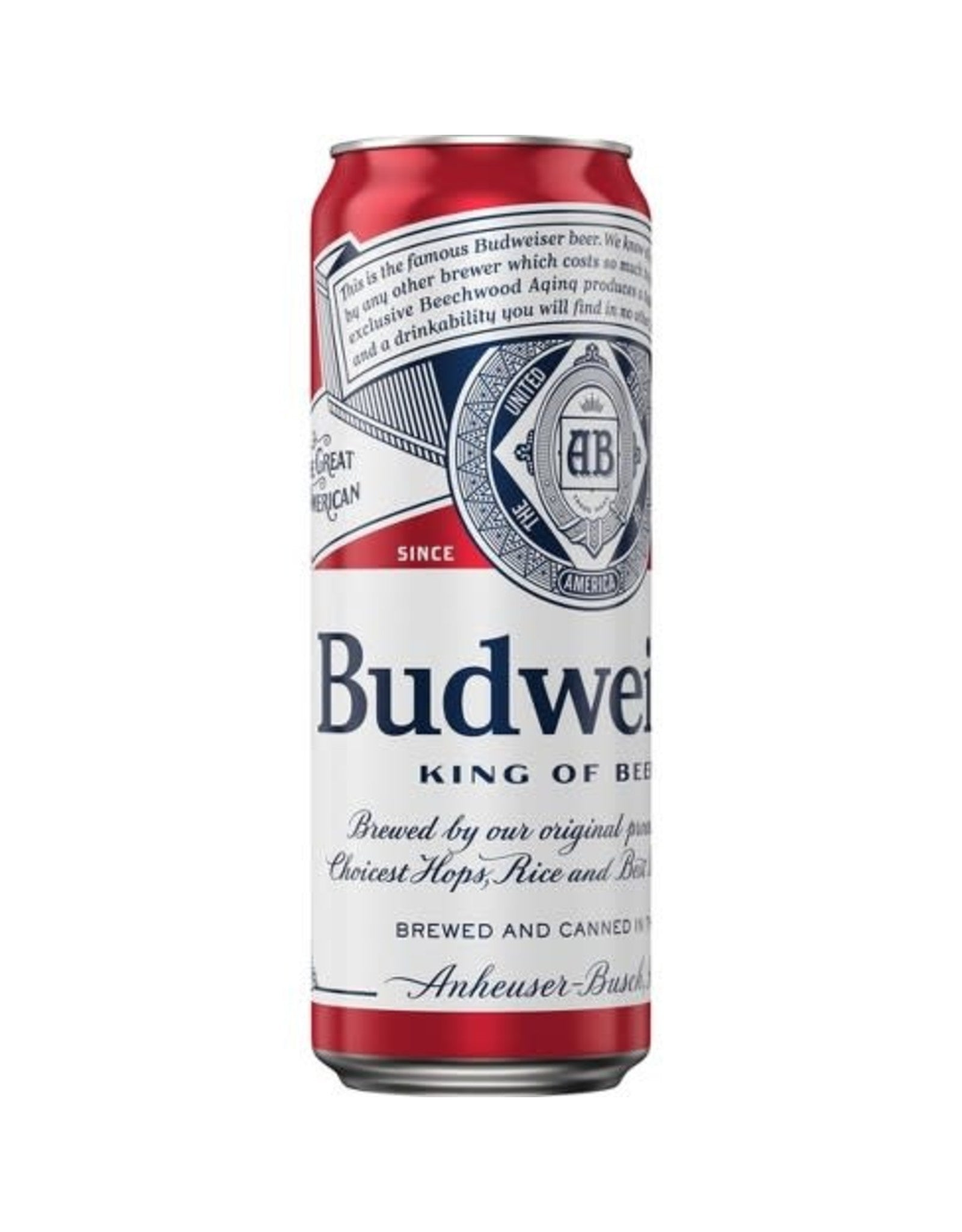 BUDWEISER 24FL OZ CAN – Lexington Liquors