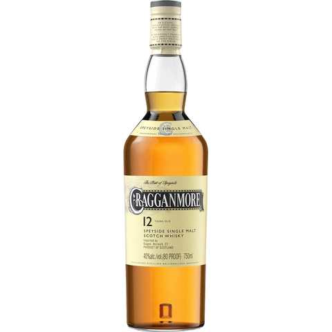 CRAGGANMORE 12 YEAR SPEYSIDE SCOTCH