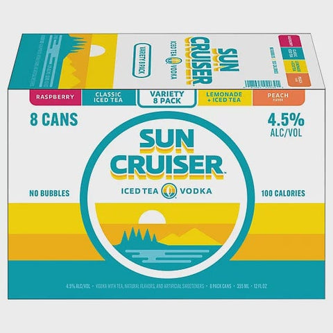 SUN CRUISER VARIETY' VODKA & TEA 8PK