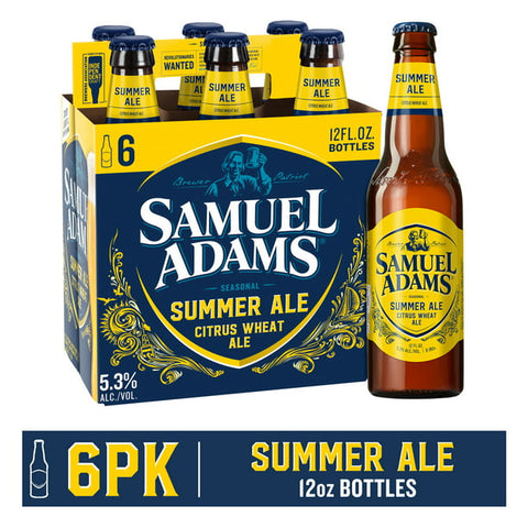 SAMUEL ADAMS SUMMER ALE BOTTLE 6PK