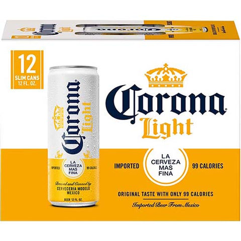 CORONA LIGHT CAN 12PK