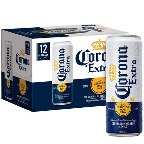 CORONA EXTRA SLIM CAN 12PK