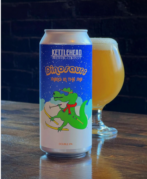 KETTLEHEAD BREWING DINOSAURS DOUBLE IPA