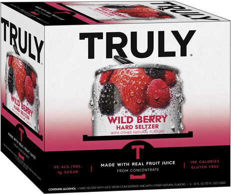 TRULY SPIKED WILD BERRY CAN 6PK